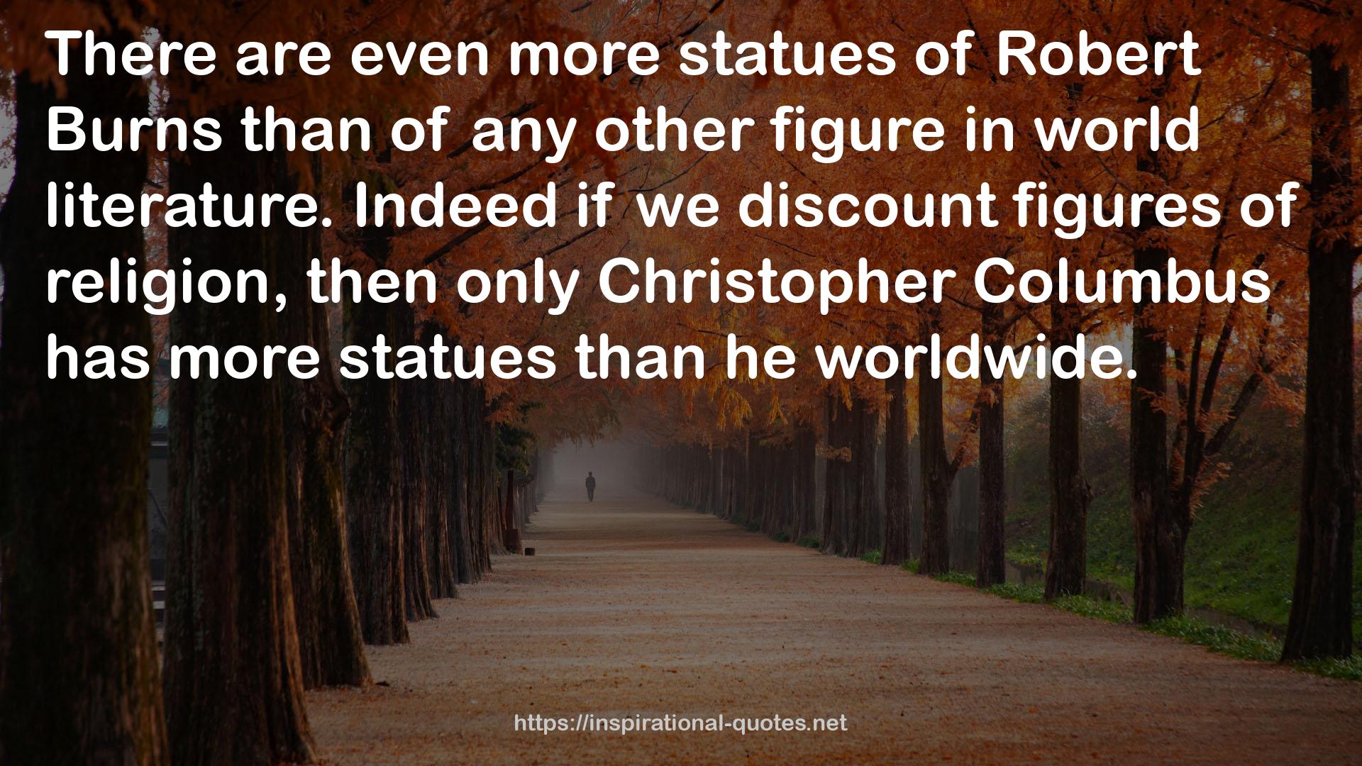 even more statues  QUOTES