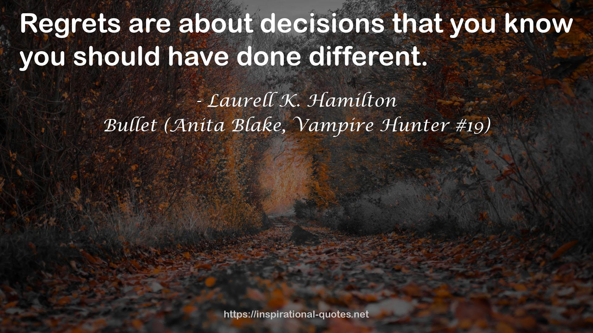 Bullet (Anita Blake, Vampire Hunter #19) QUOTES