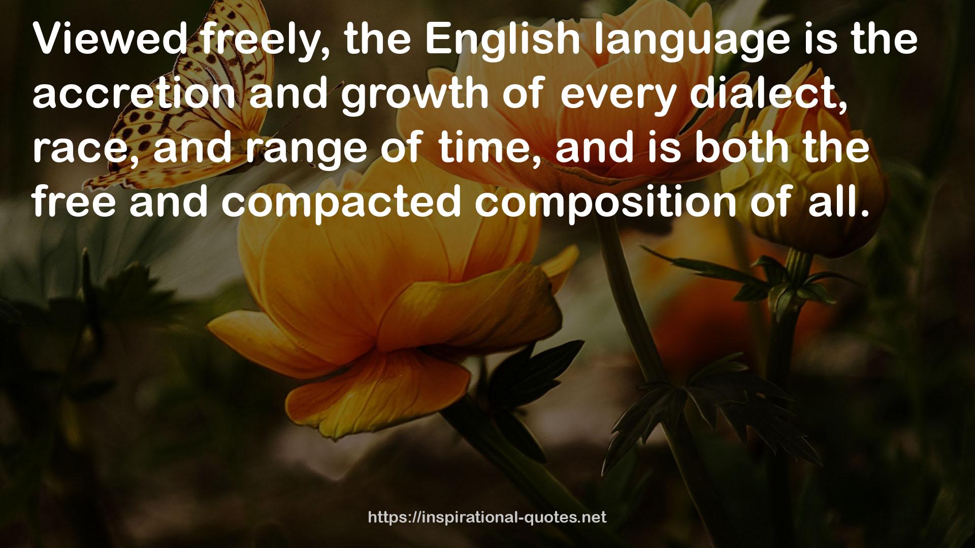 the free and compacted composition  QUOTES