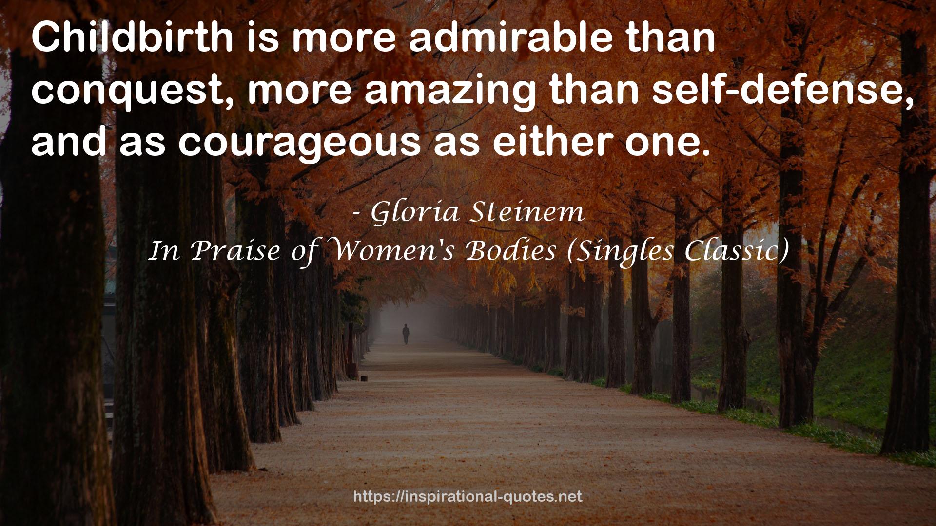 In Praise of Women's Bodies (Singles Classic) QUOTES