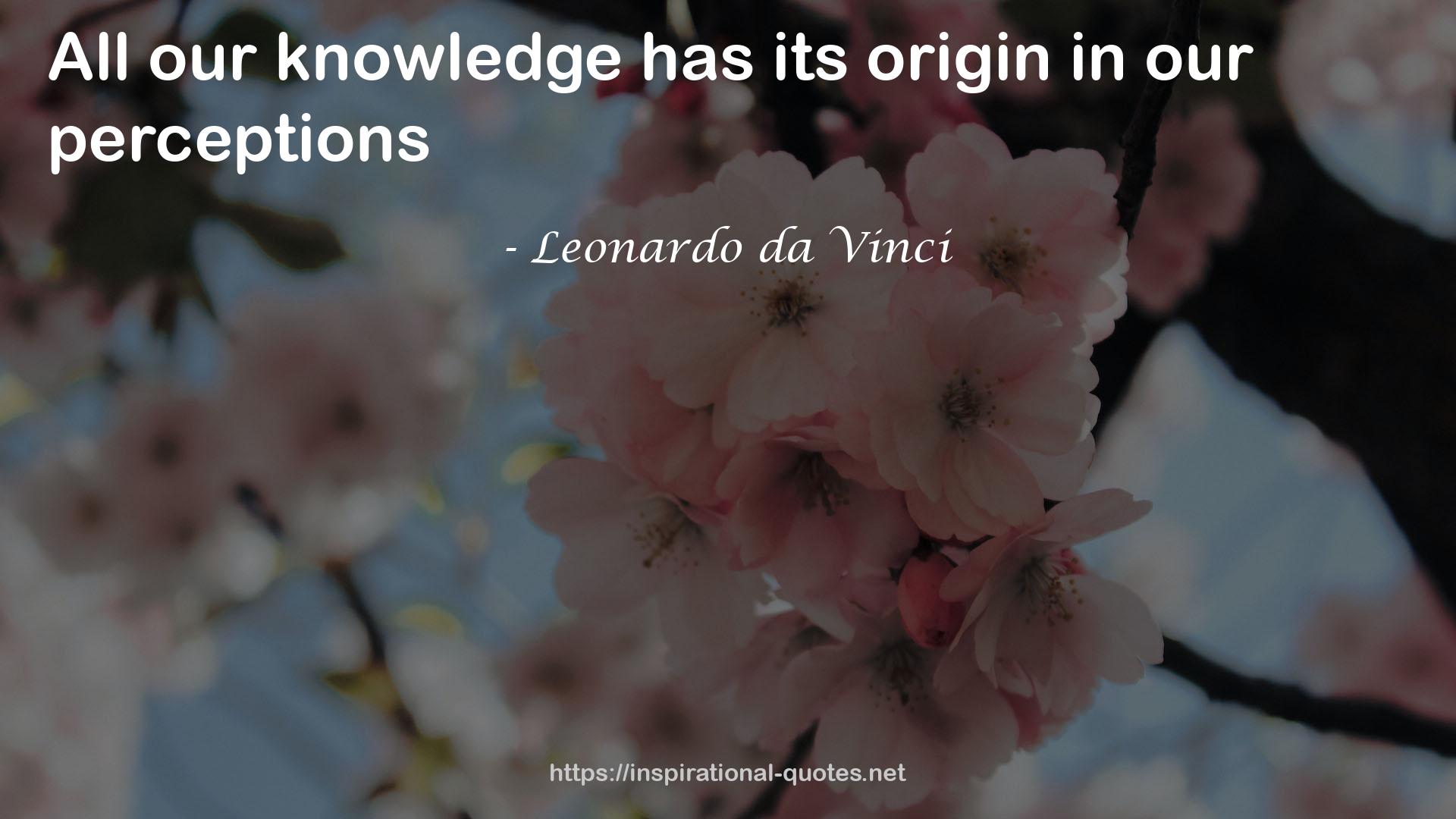 Leonardo da Vinci QUOTES