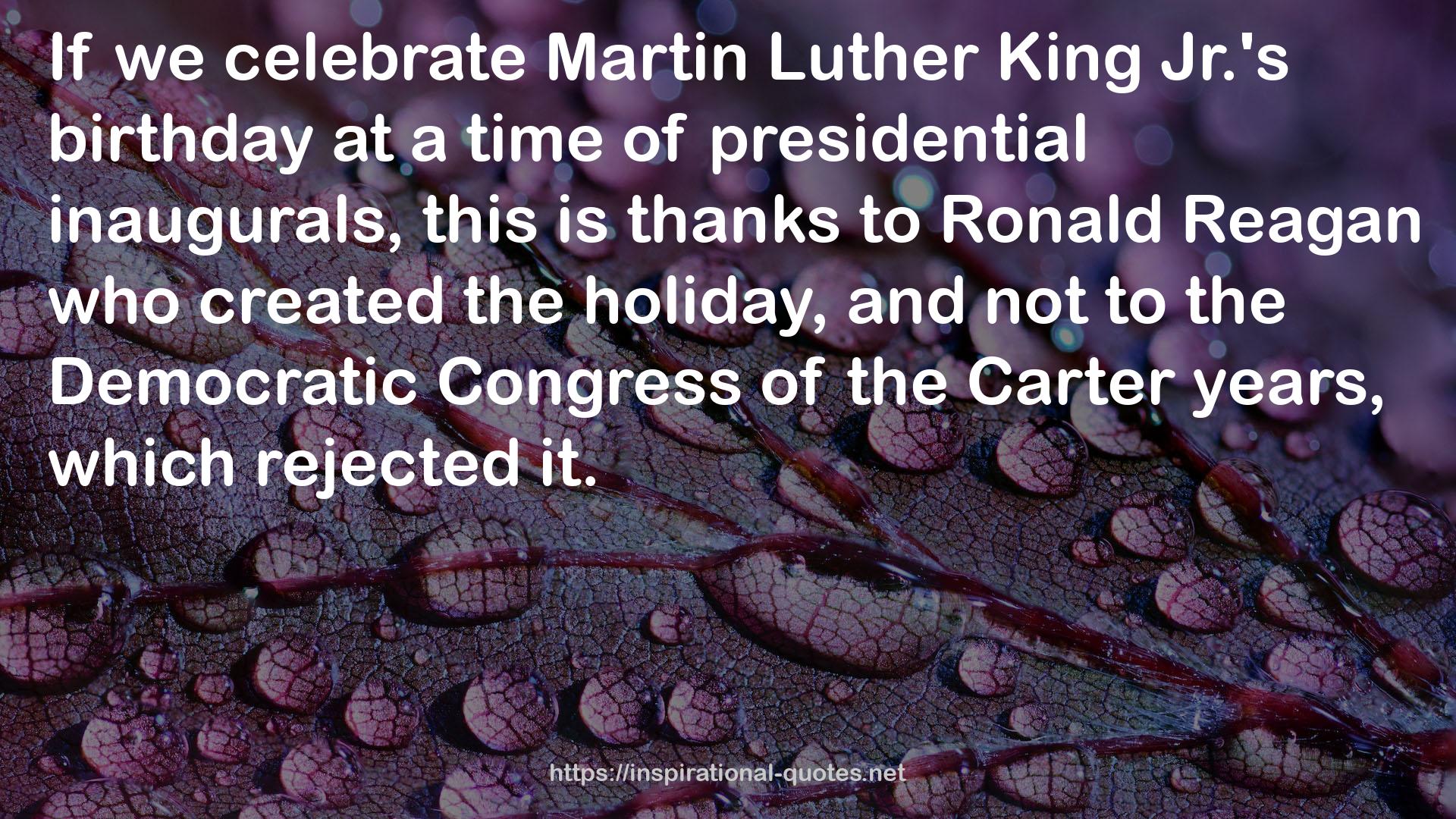 Martin Luther King Jr.'s  QUOTES