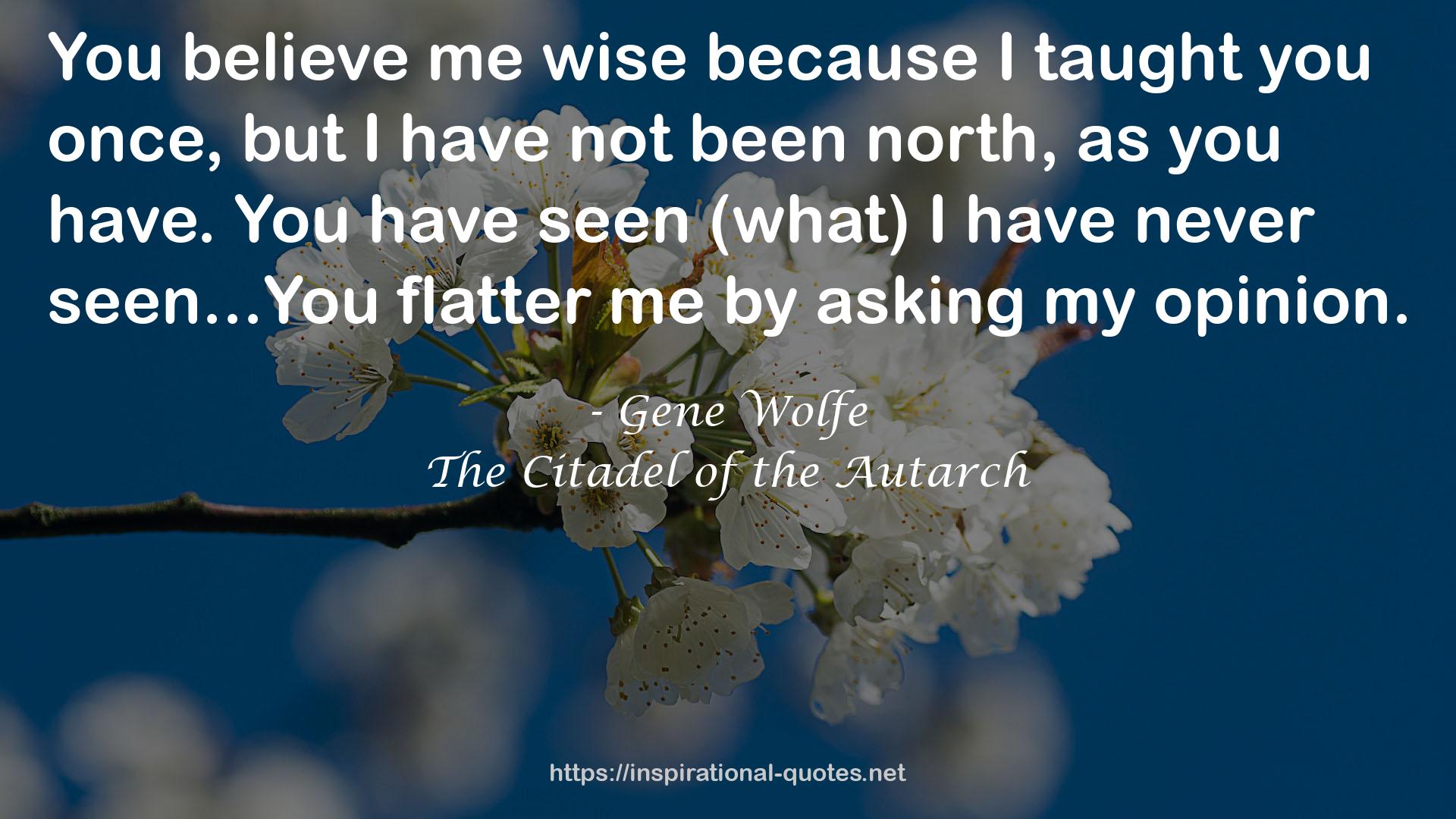 The Citadel of the Autarch QUOTES