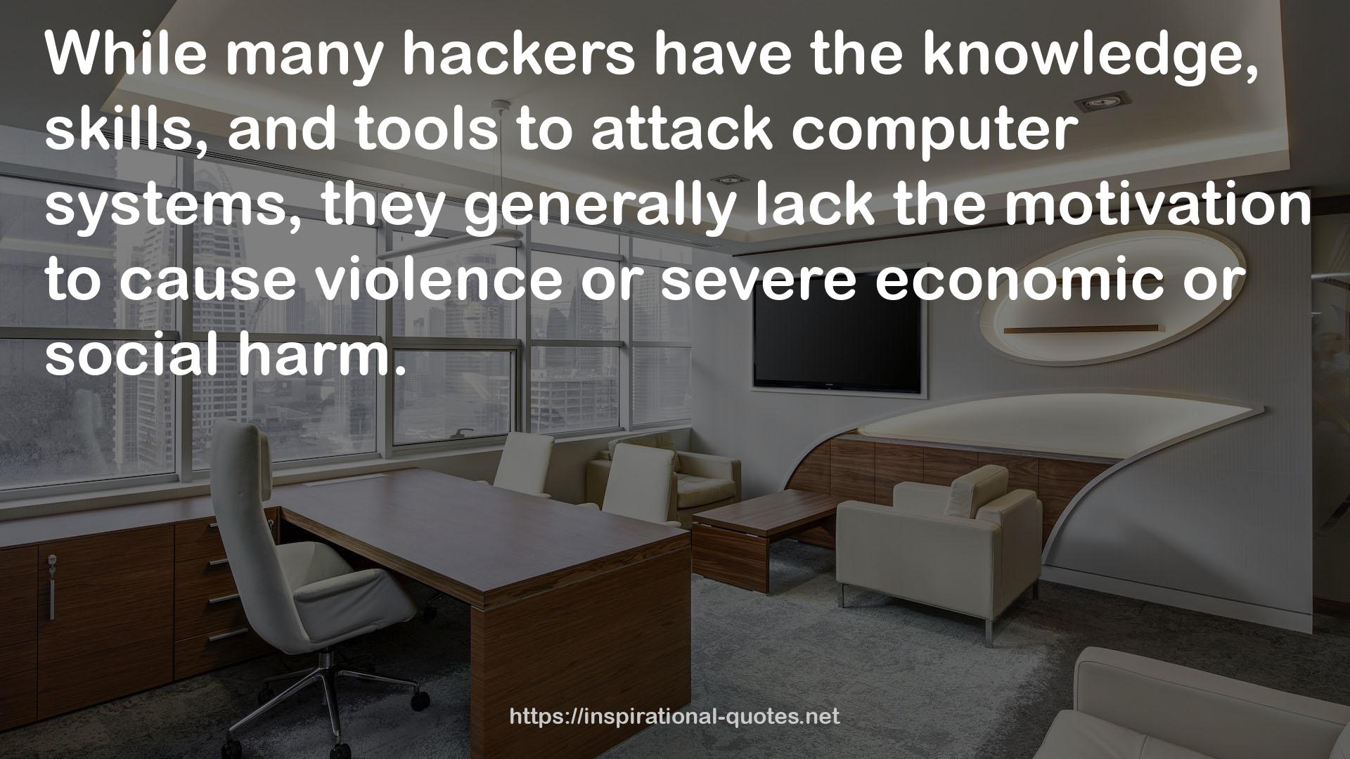 many hackers  QUOTES