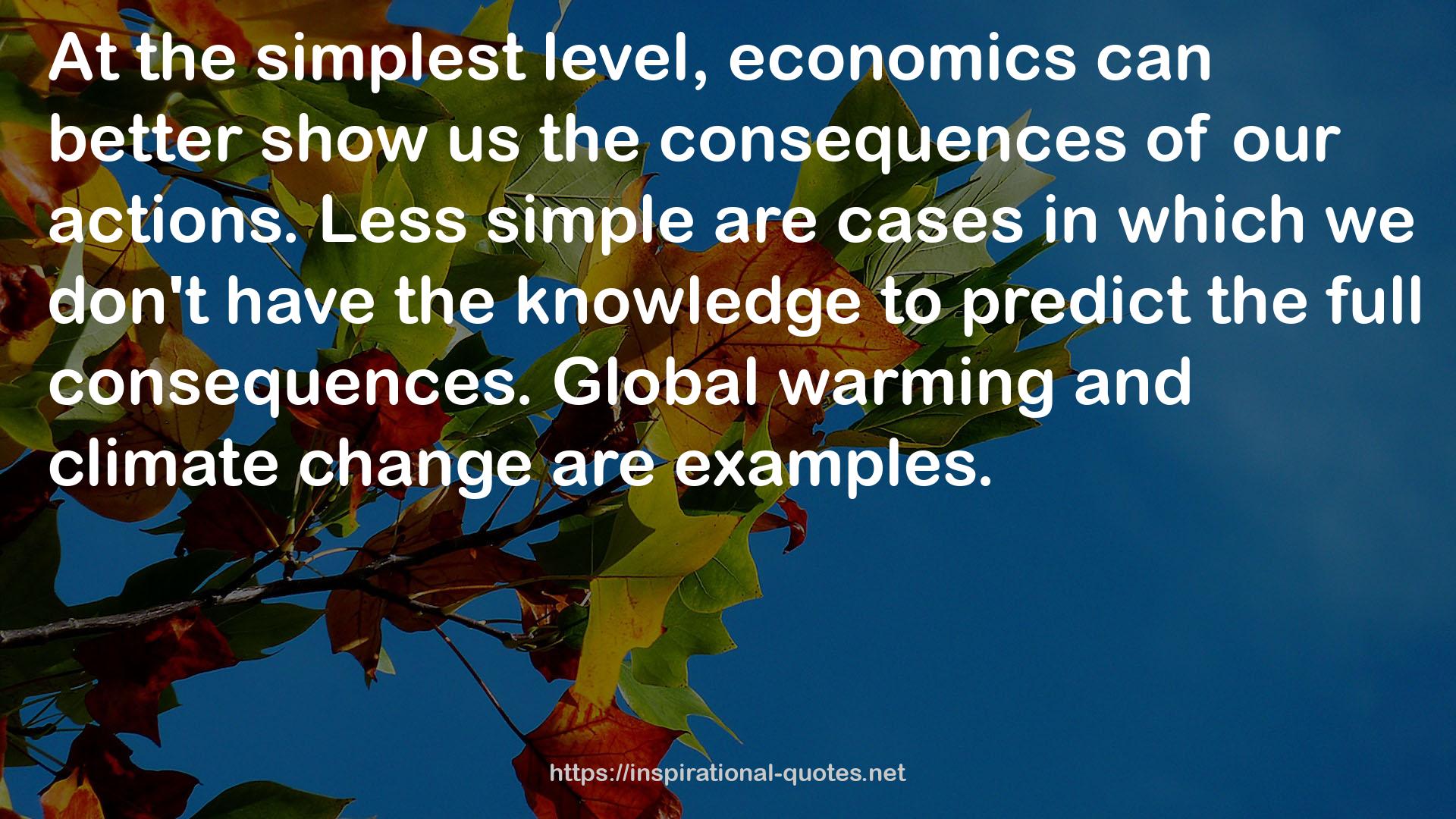 Global warming and climate change  QUOTES