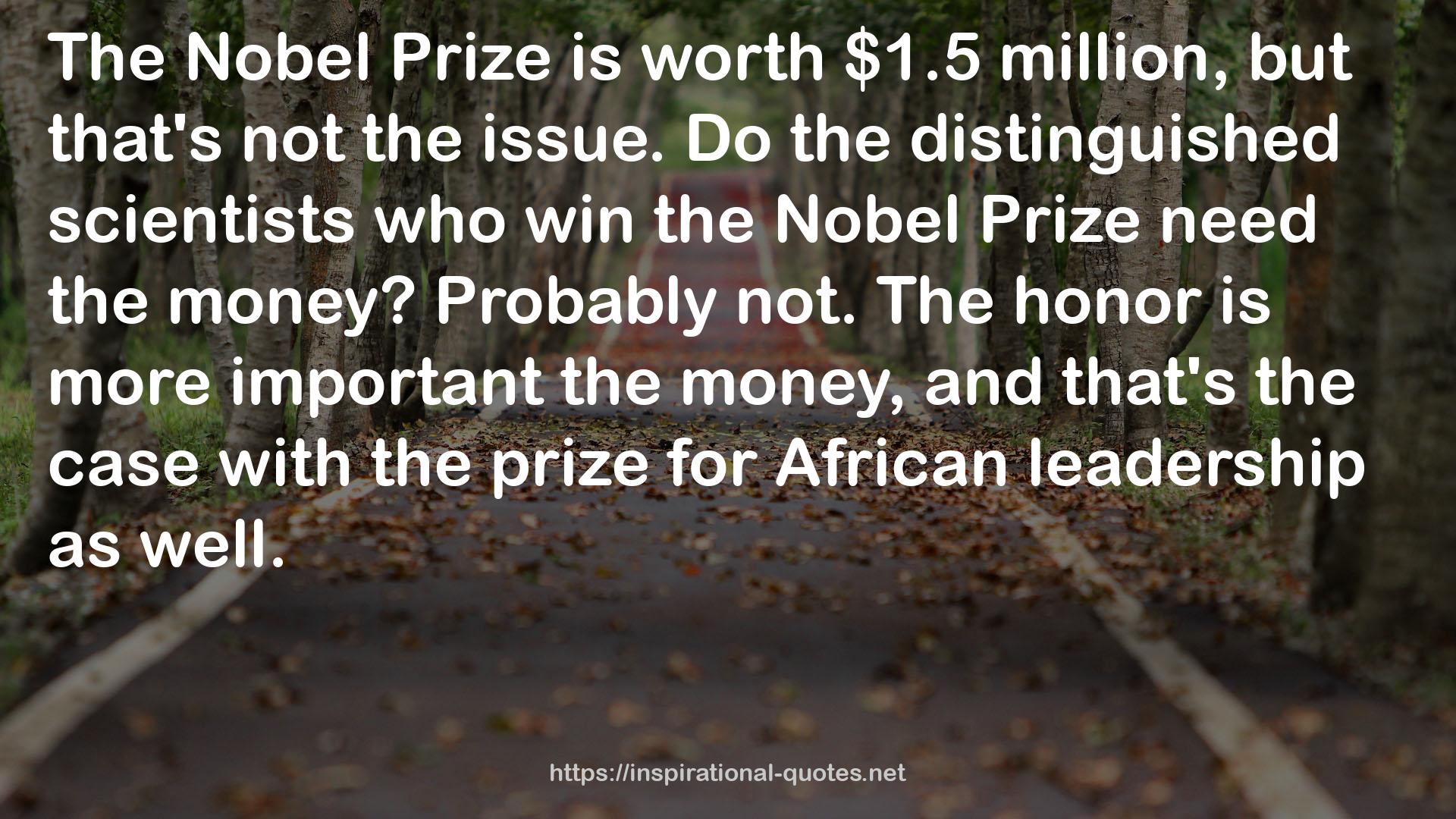 African leadership  QUOTES
