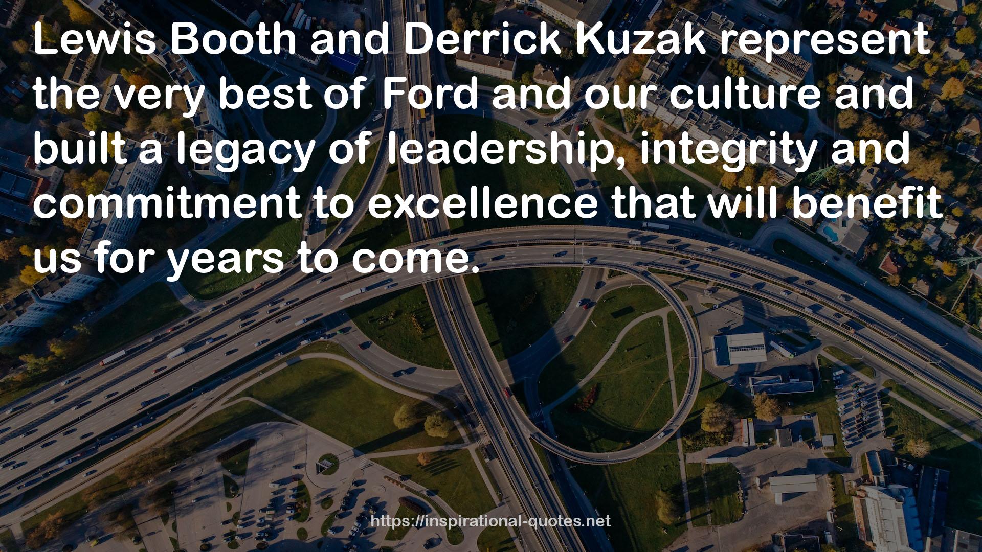 Derrick Kuzak  QUOTES