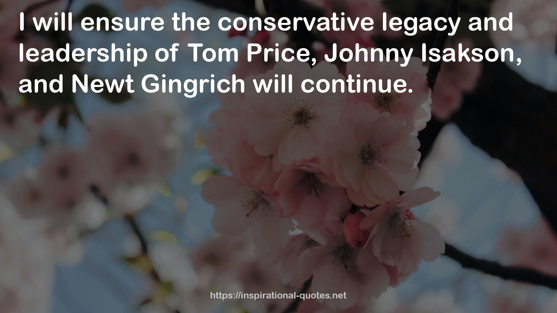 the conservative legacy  QUOTES