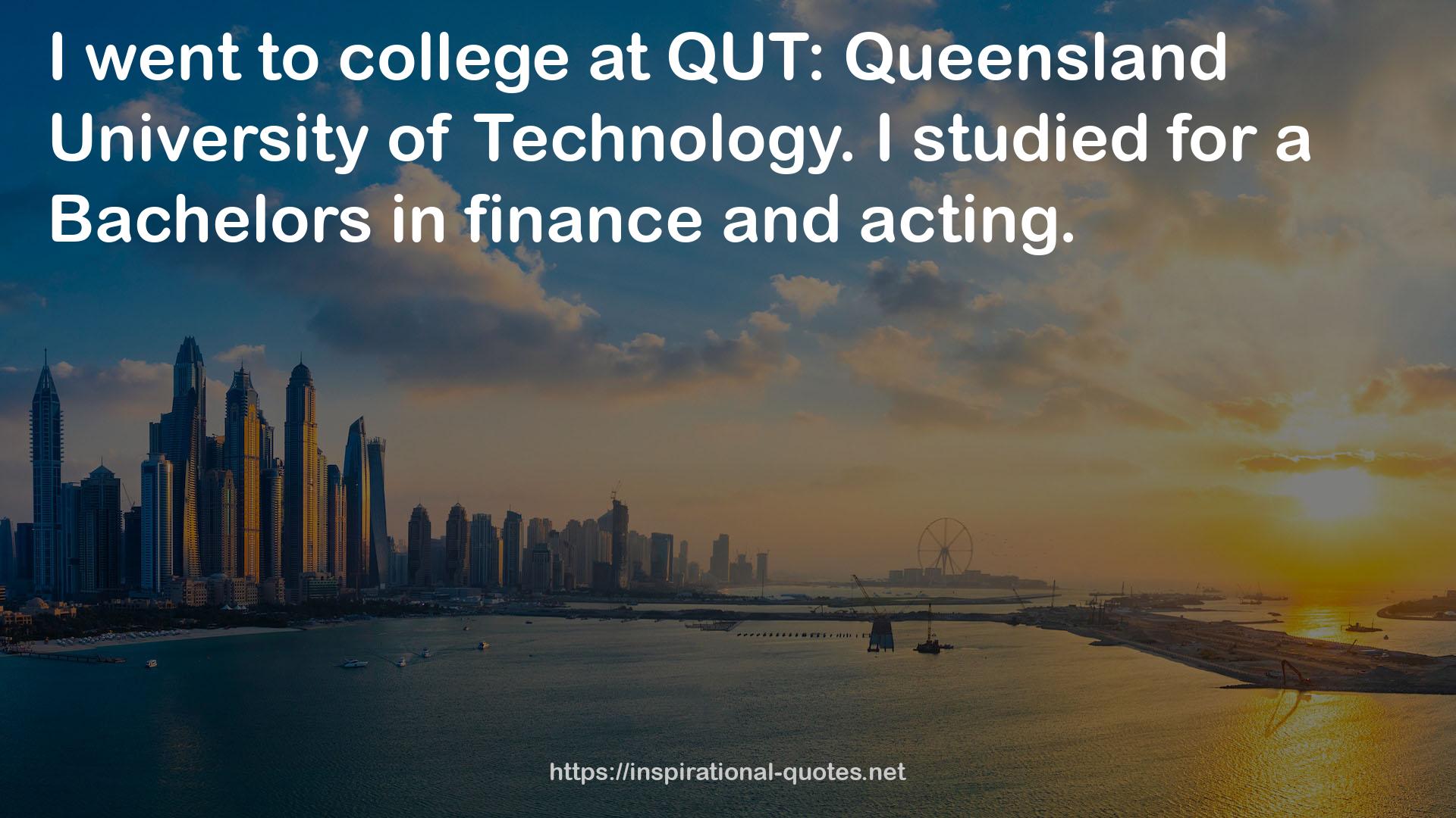 Queensland University  QUOTES