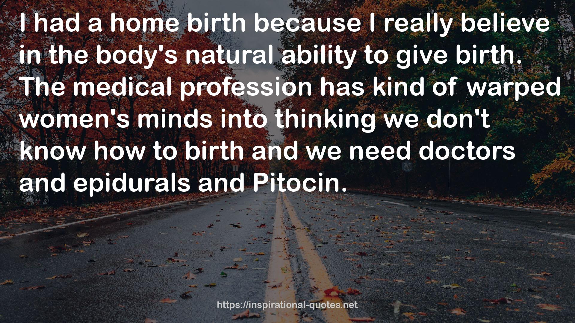 the body's natural ability  QUOTES