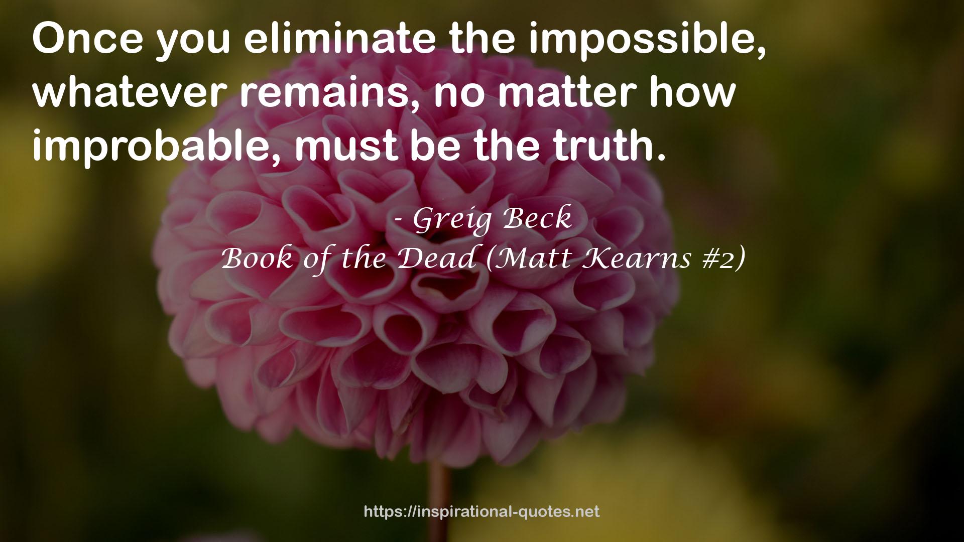 Book of the Dead (Matt Kearns #2) QUOTES