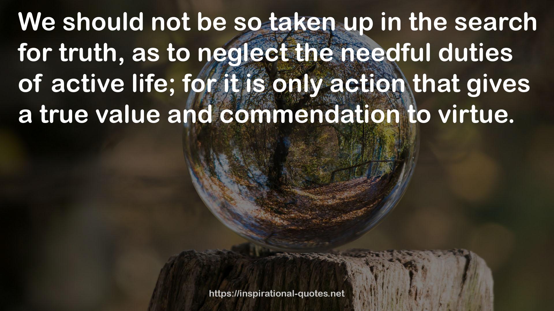 the needful duties  QUOTES