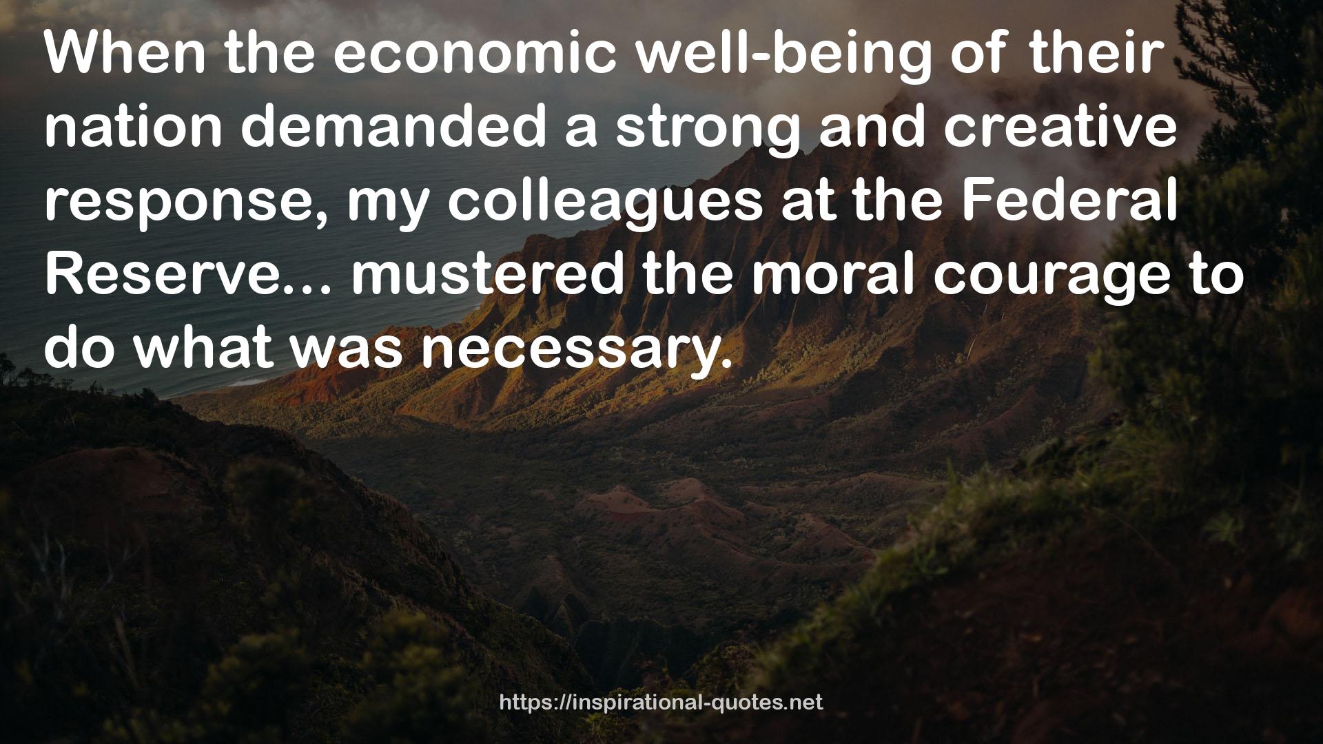 the economic well-being  QUOTES