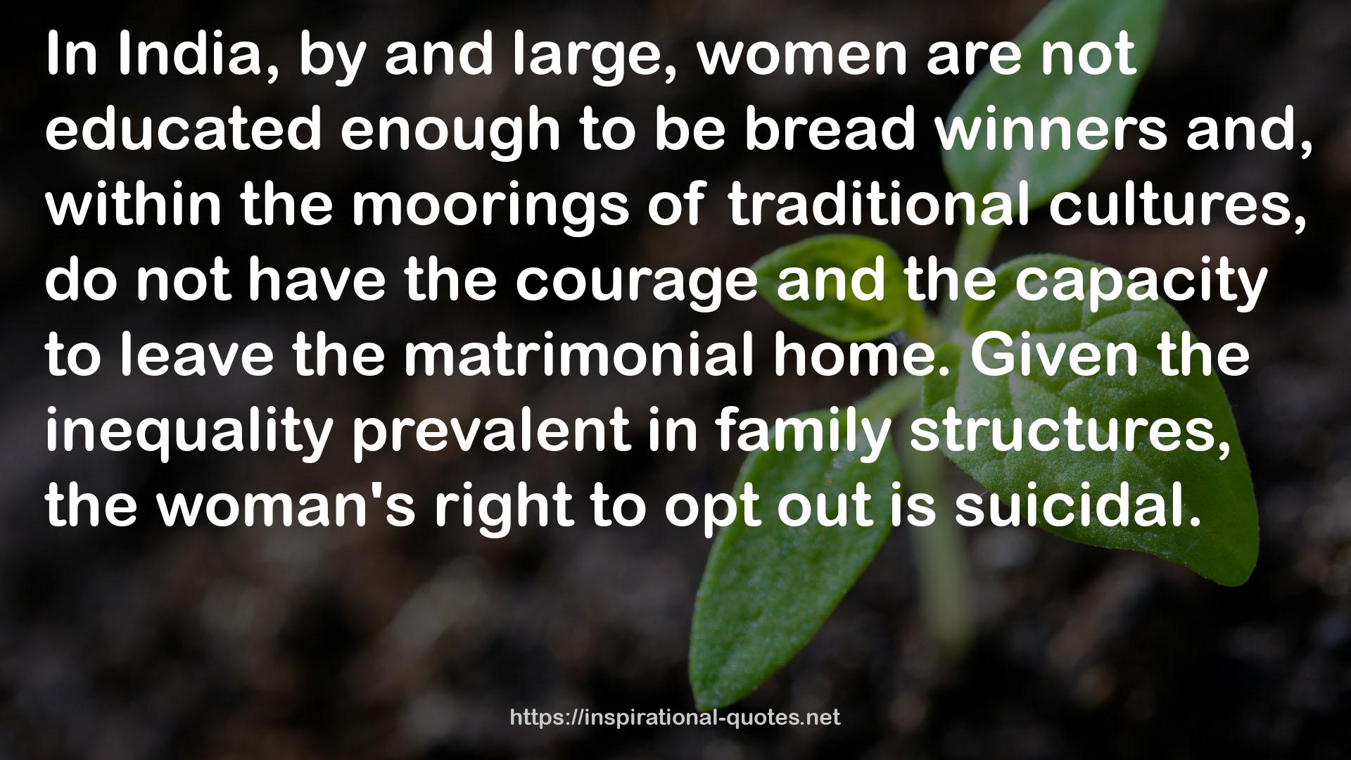 the woman's right  QUOTES