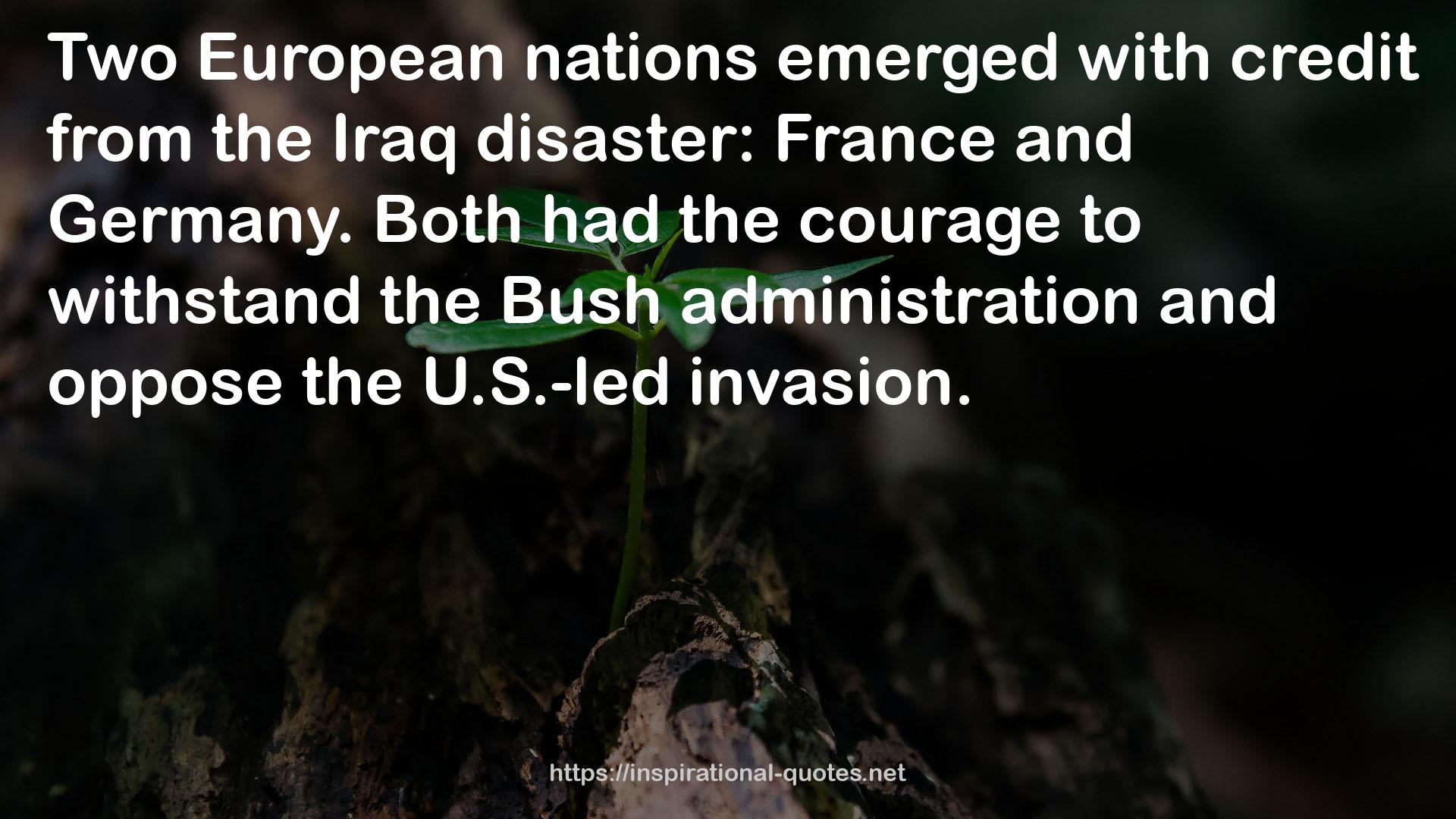 U.S.-led  QUOTES