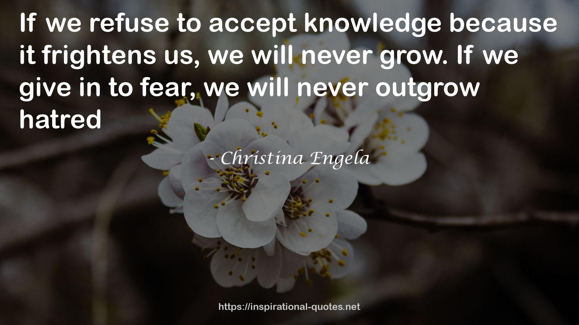 Christina Engela QUOTES