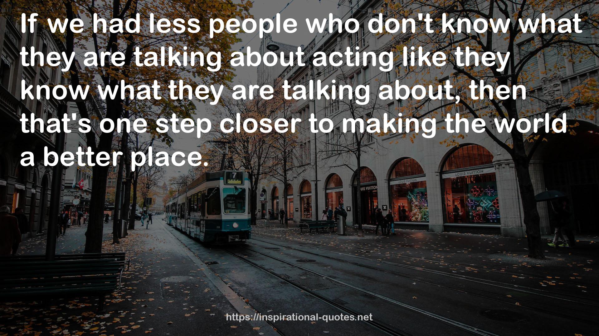 less people  QUOTES