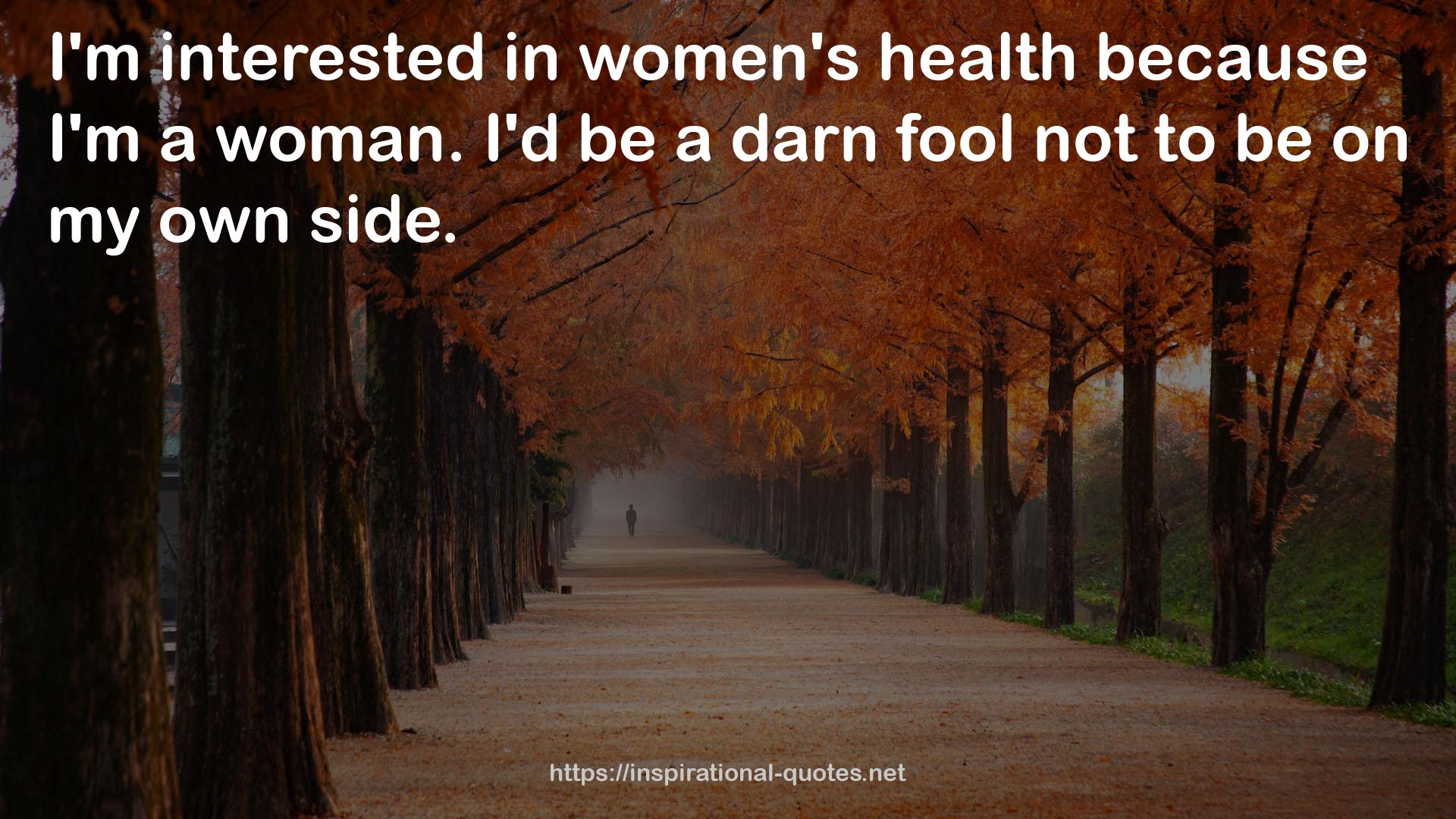 women's health  QUOTES