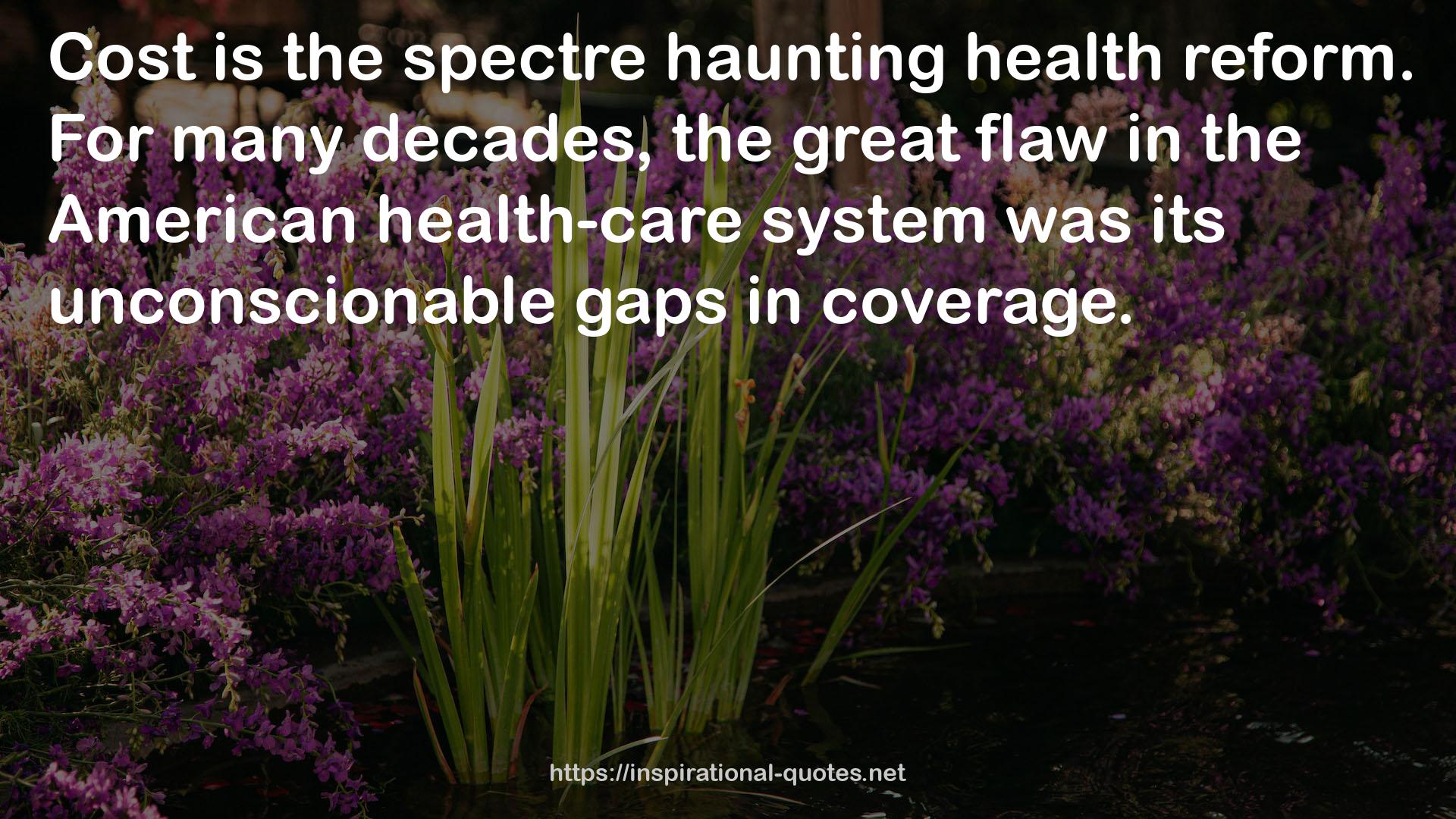 its unconscionable gaps  QUOTES