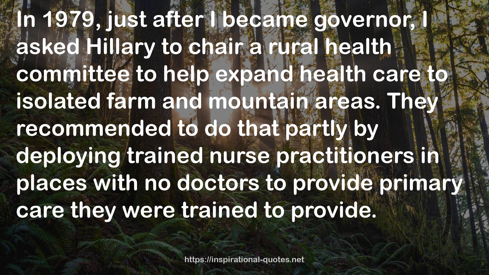 a rural health committee  QUOTES