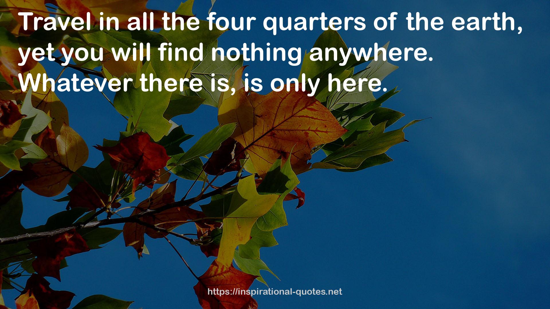 four quarters  QUOTES