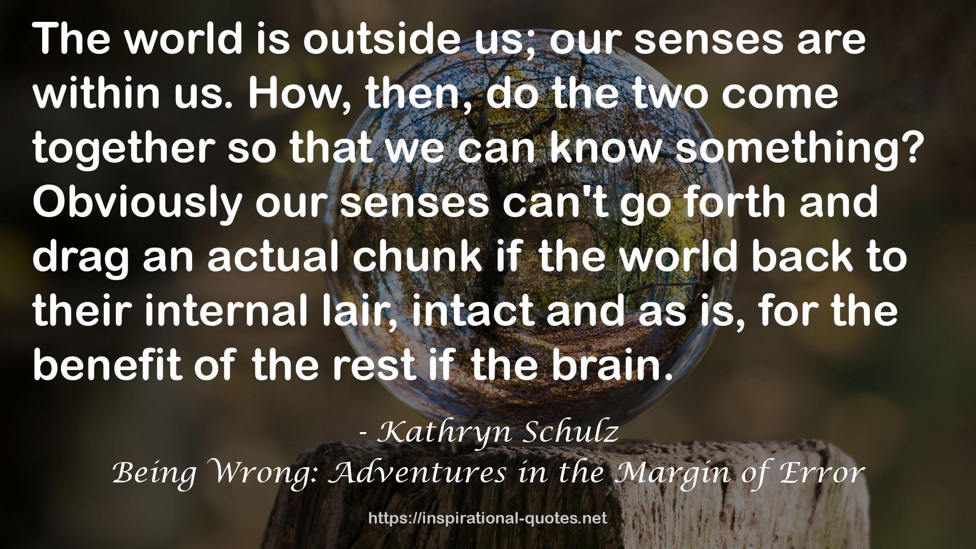 Kathryn Schulz QUOTES