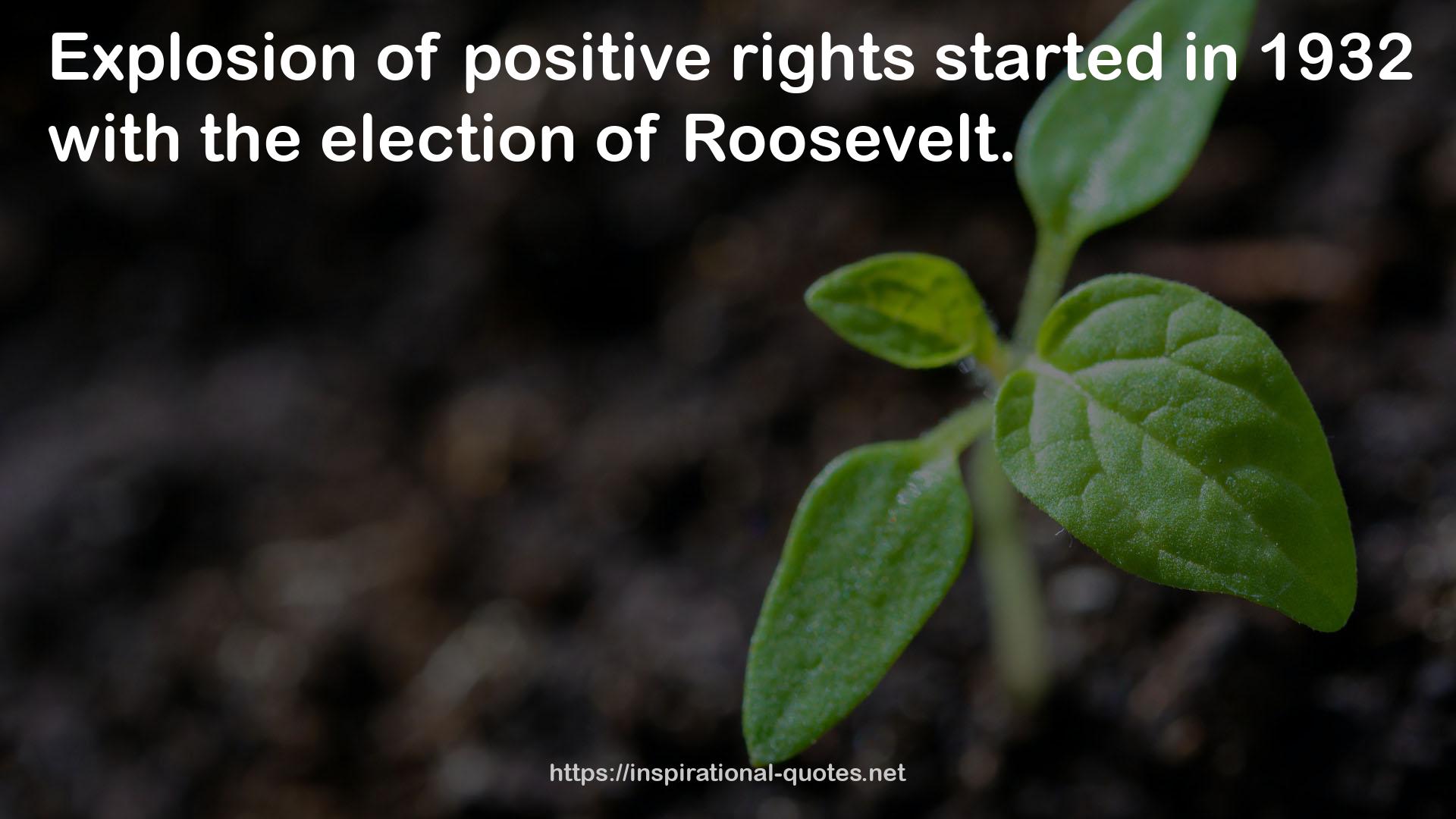 Positive rights  QUOTES