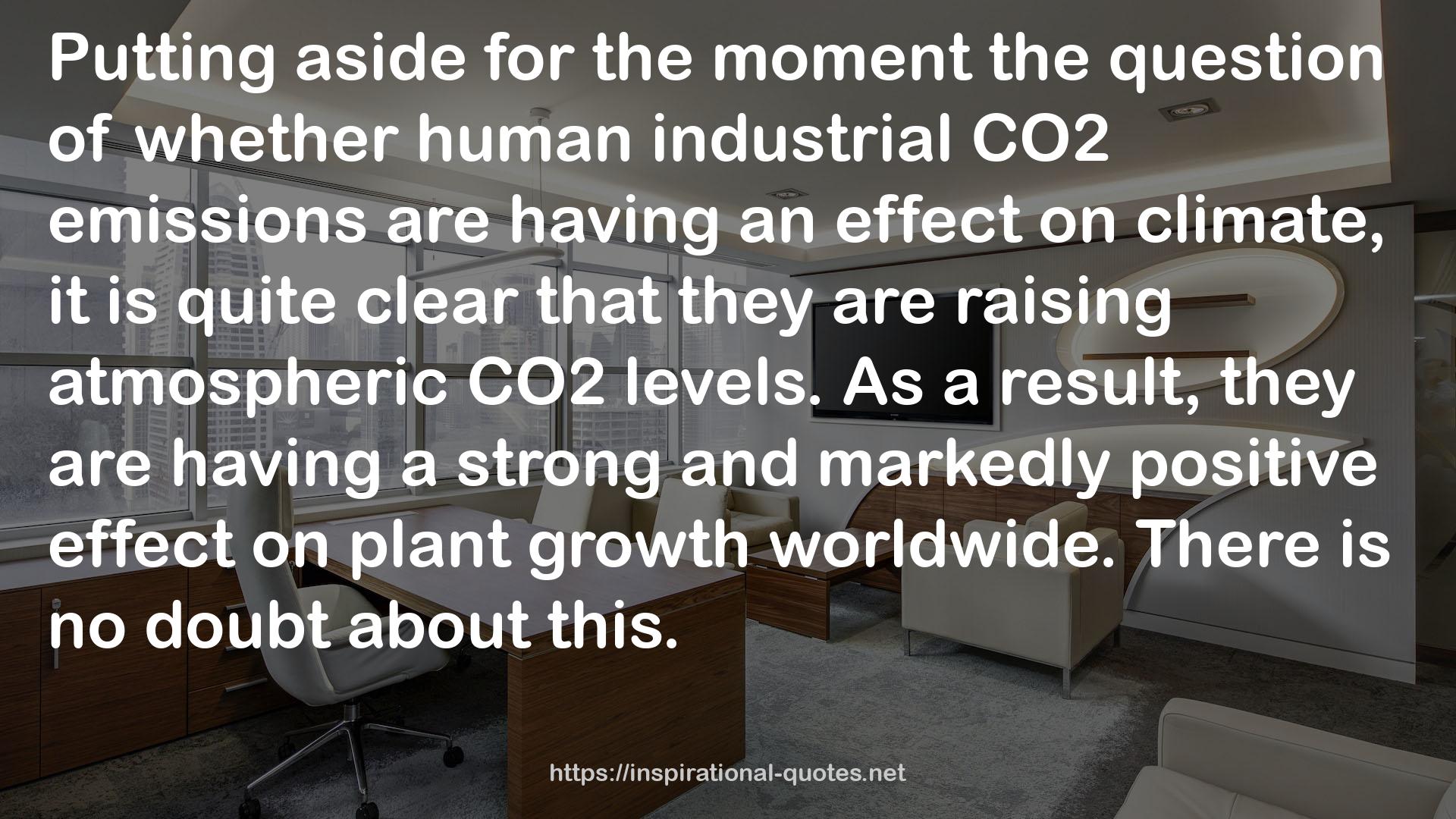 human industrial CO2 emissions  QUOTES