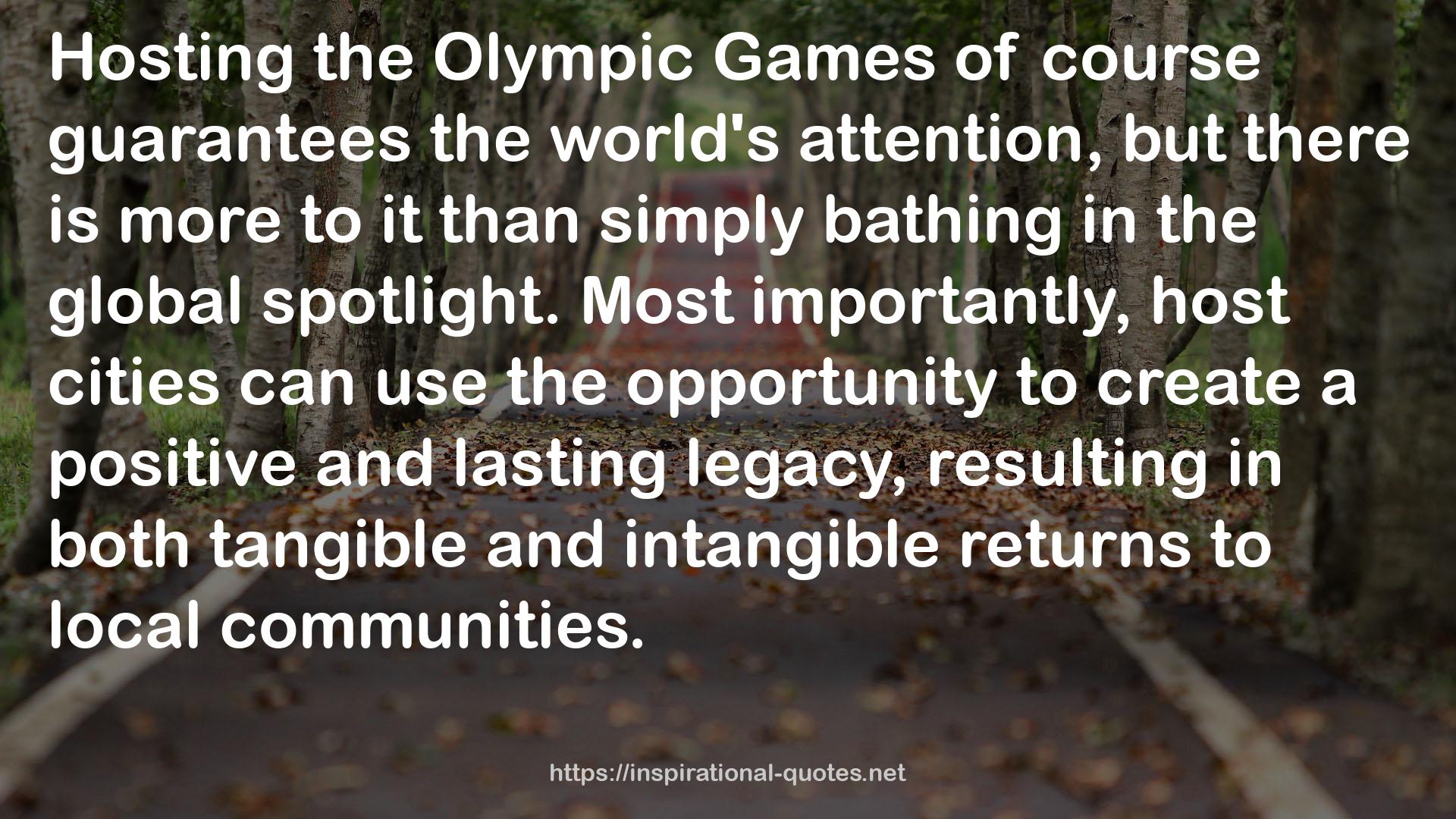 Olympic  QUOTES