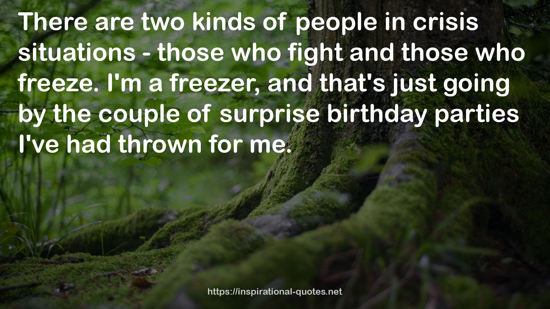 surprise birthday parties  QUOTES