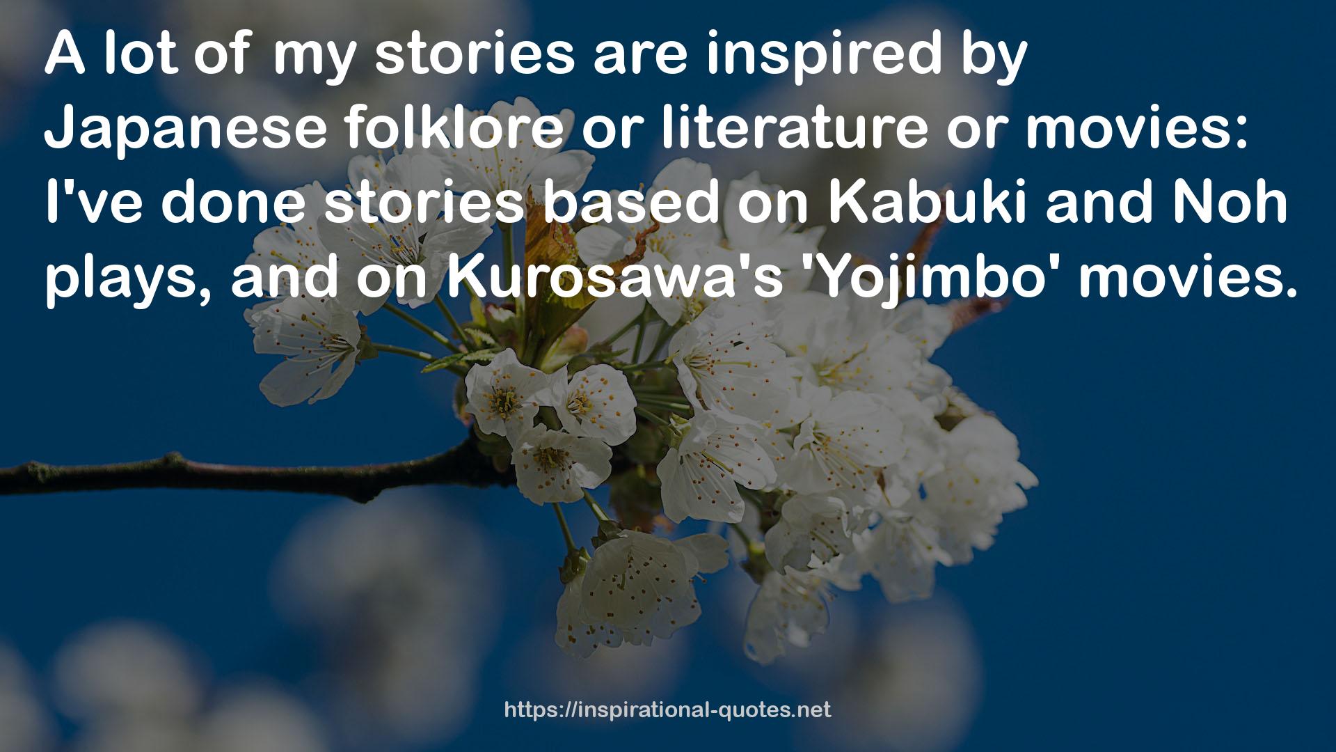 Japanese folklore  QUOTES