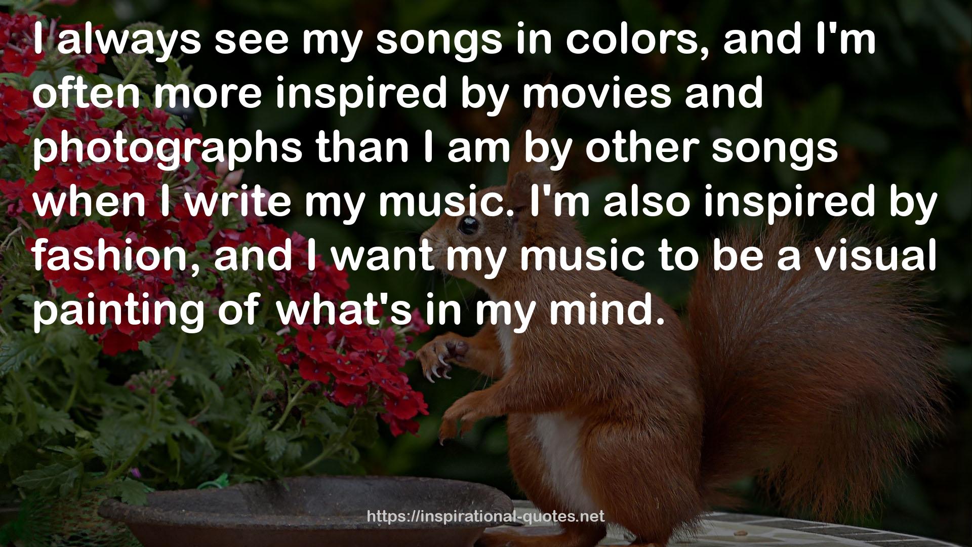 my music  QUOTES