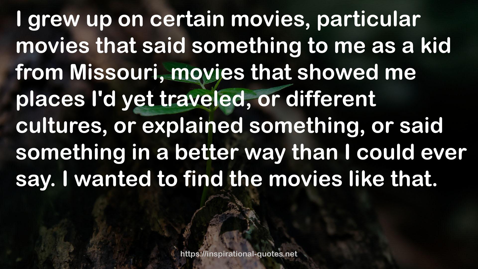 particular movies  QUOTES