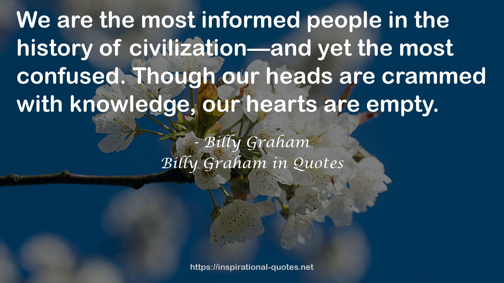 Billy Graham QUOTES
