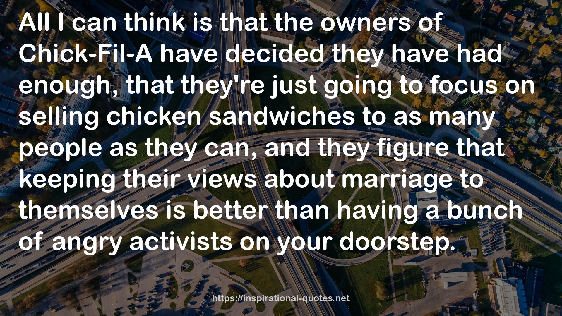 chicken sandwiches  QUOTES