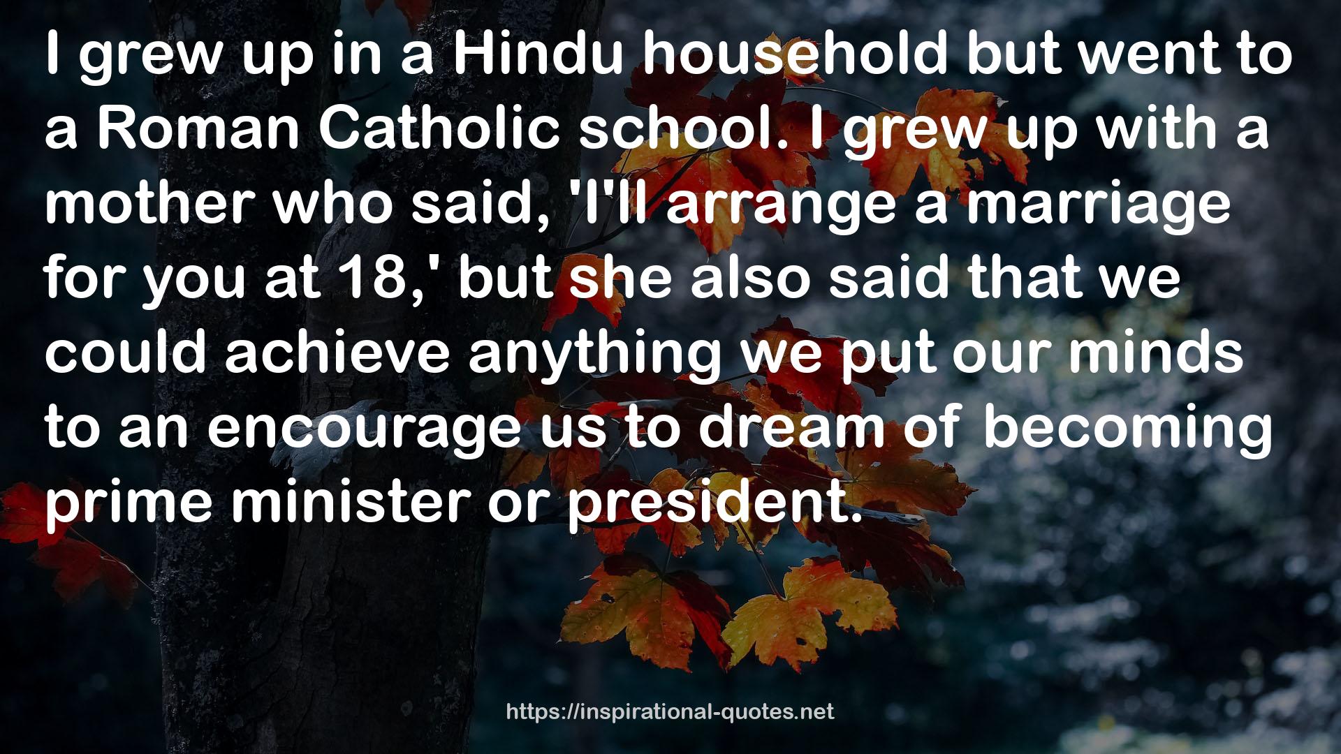 a Hindu household  QUOTES