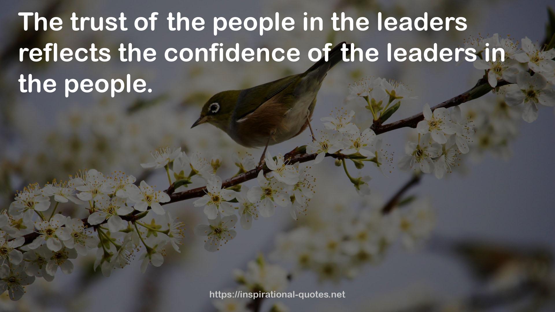 The leaders  QUOTES