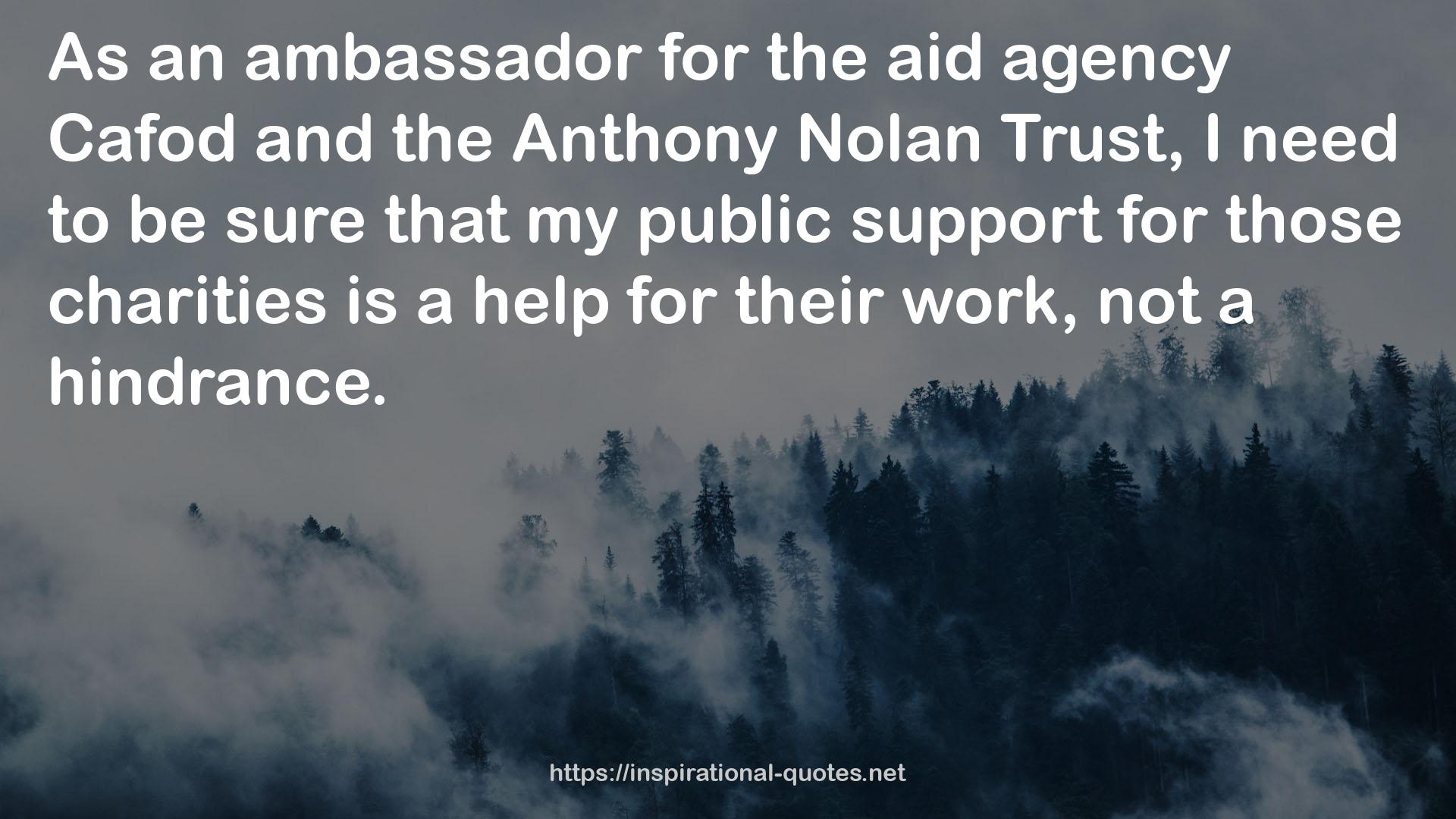 the aid agency  QUOTES