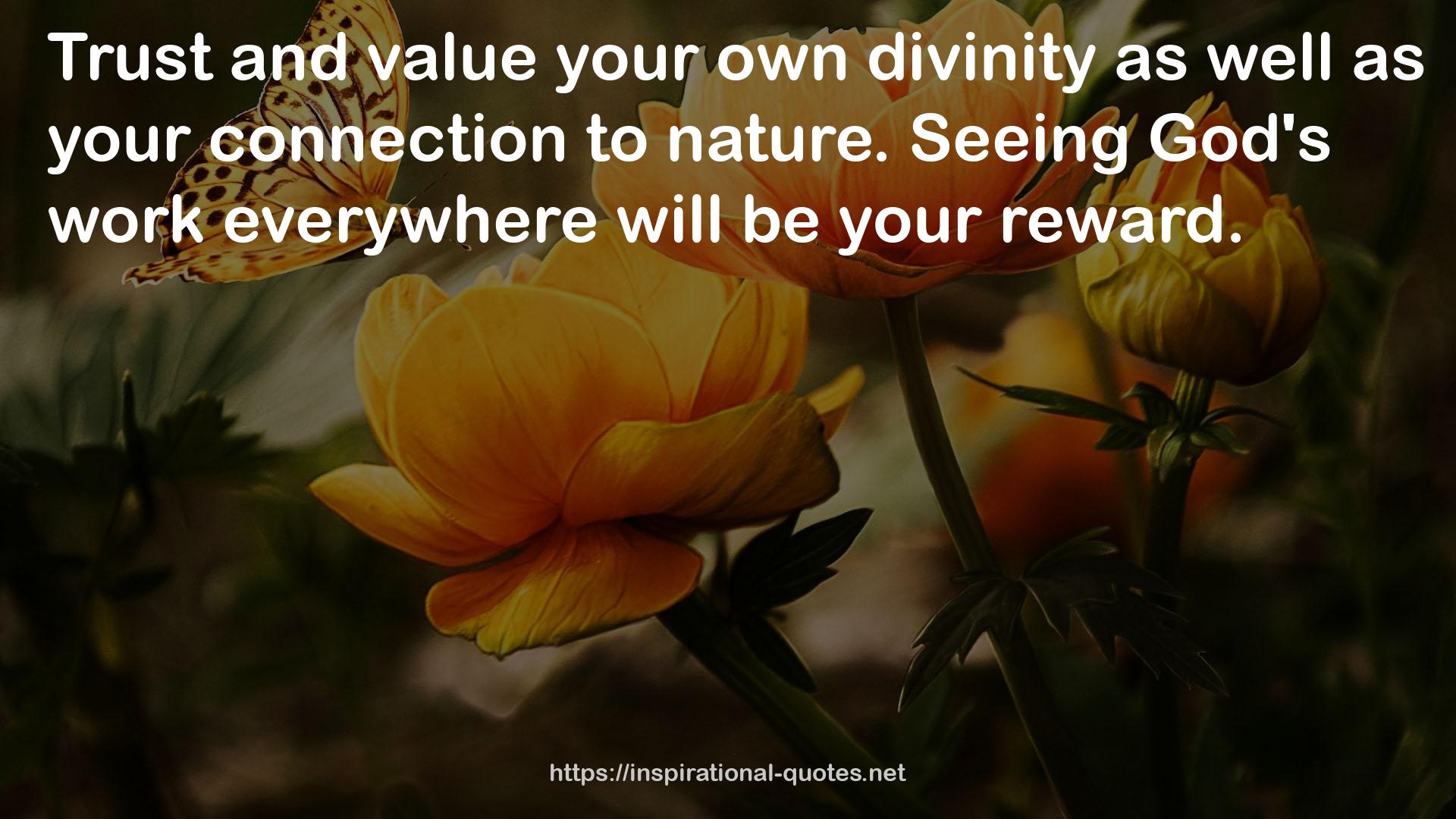 your own divinity  QUOTES