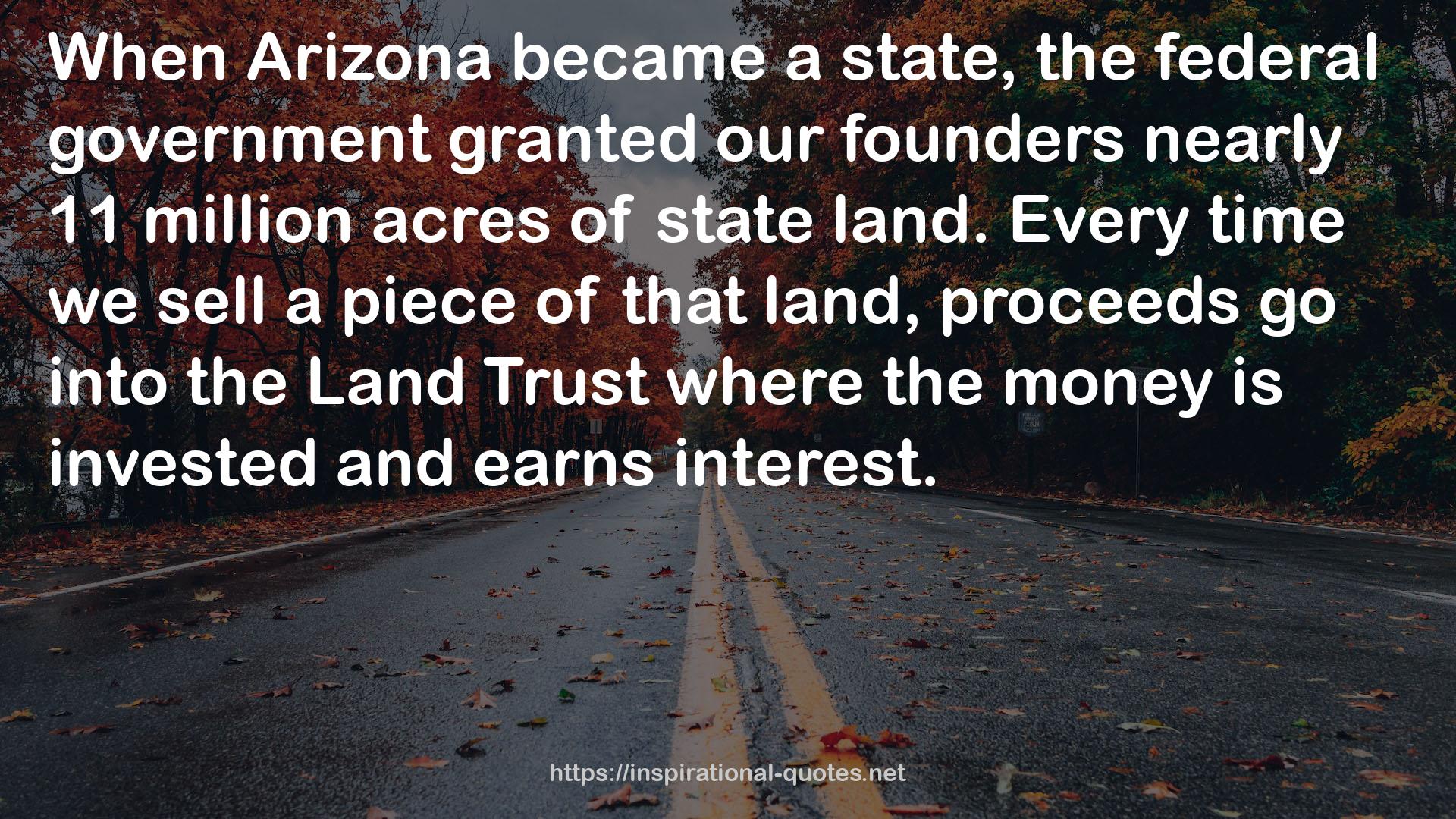 the Land Trust  QUOTES