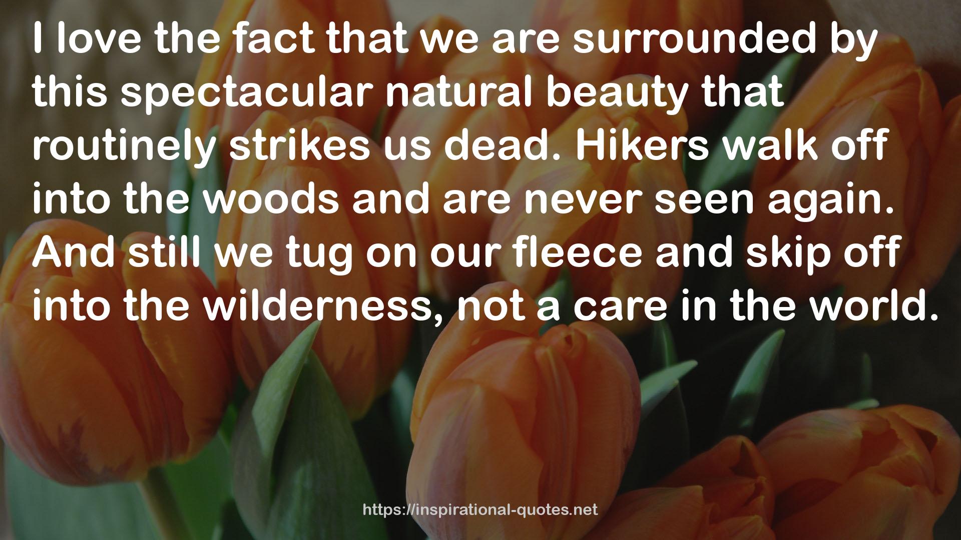 this spectacular natural beauty  QUOTES