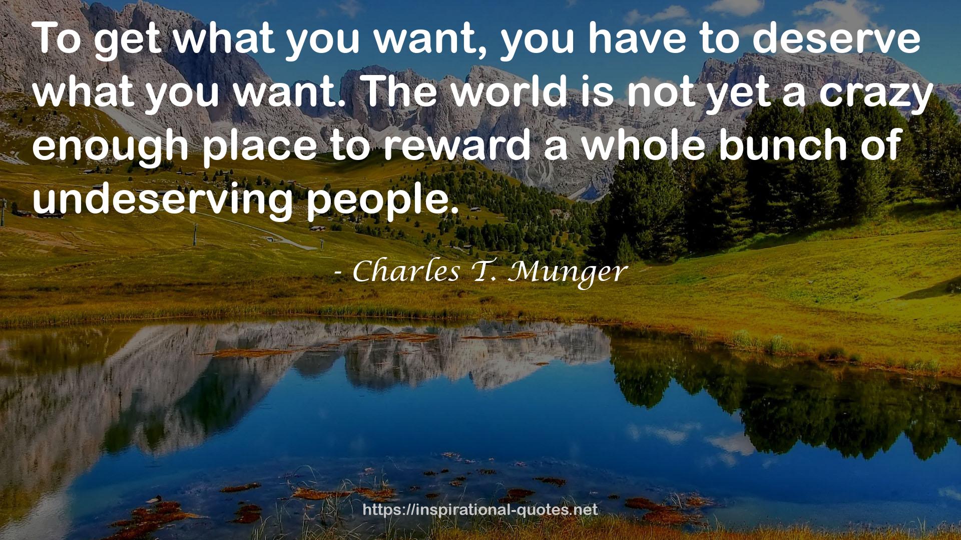 Charles T. Munger QUOTES