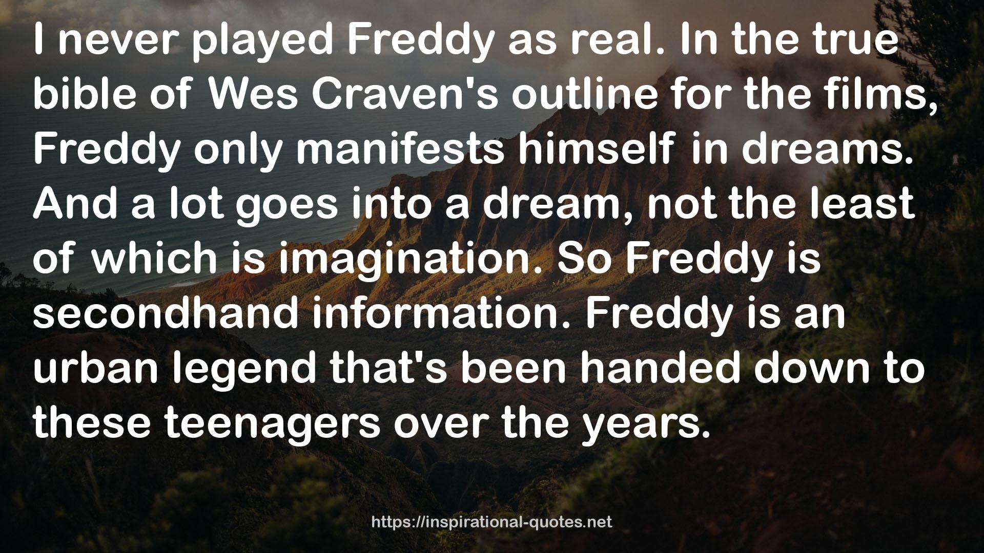 Wes Craven's  QUOTES