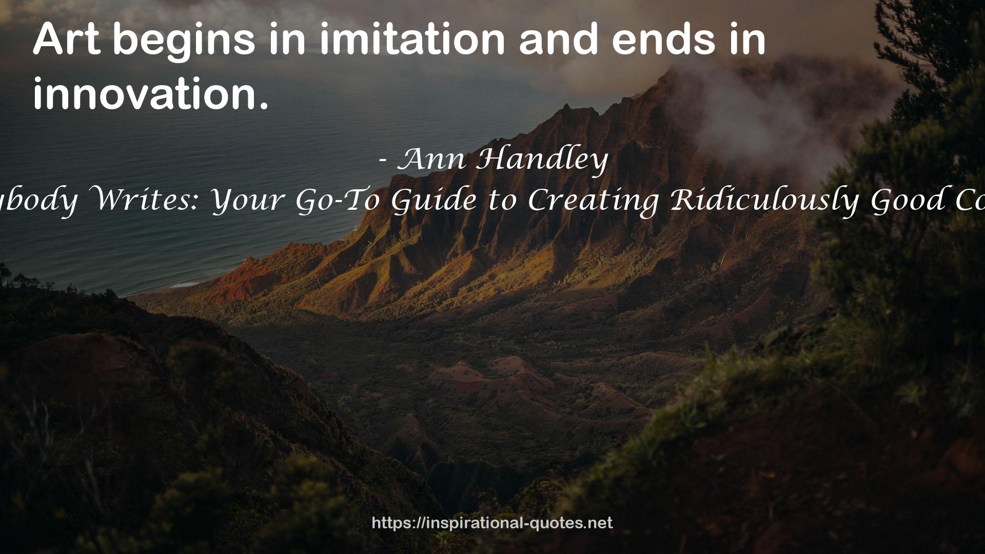 Ann Handley QUOTES