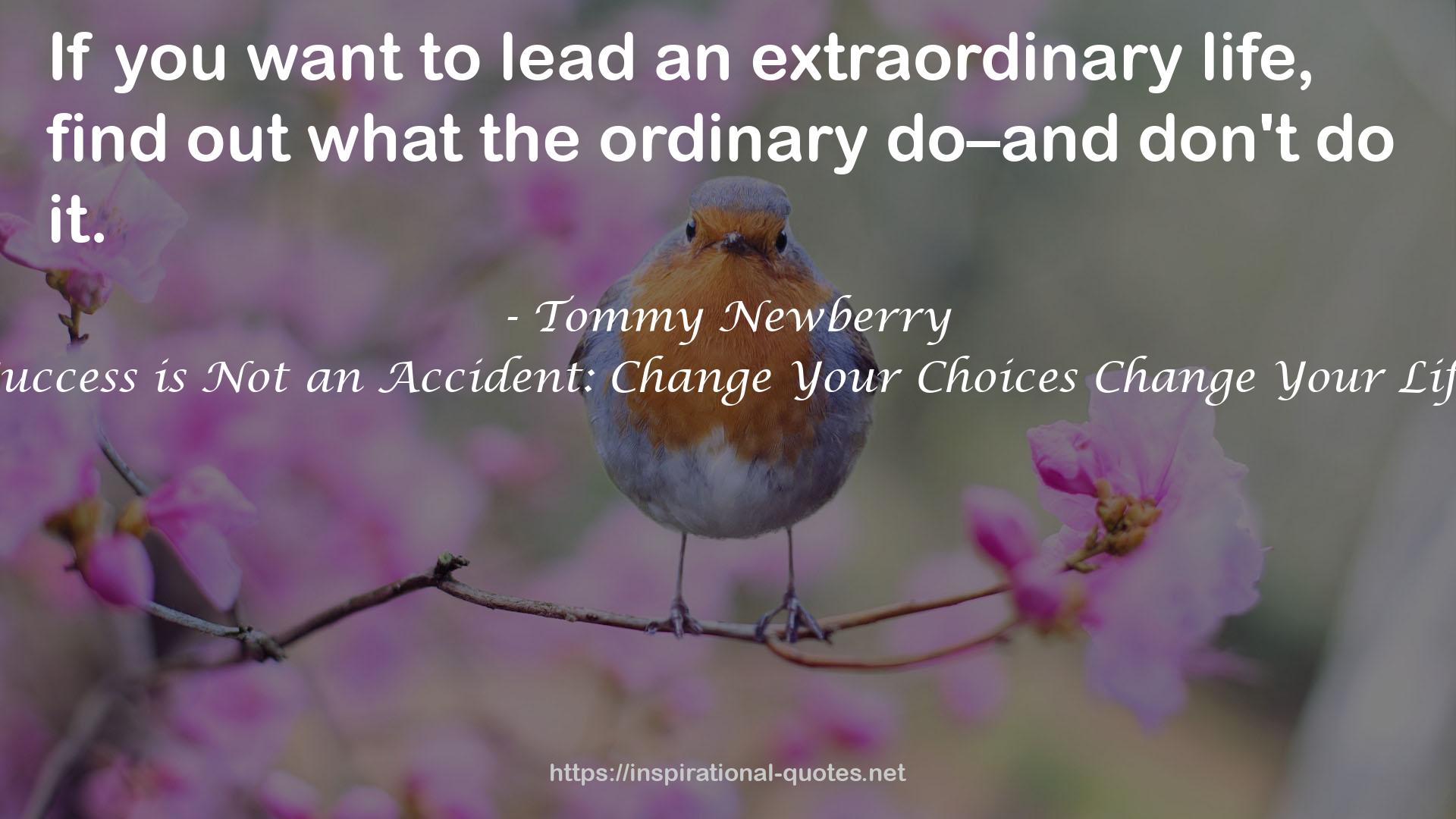 Tommy Newberry QUOTES