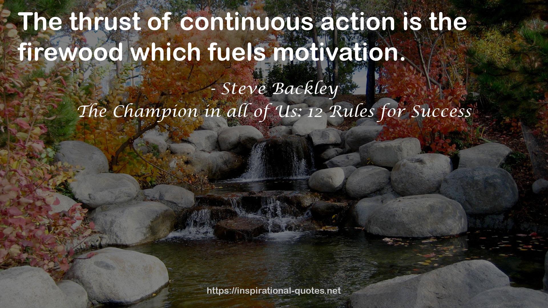 continuous action  QUOTES