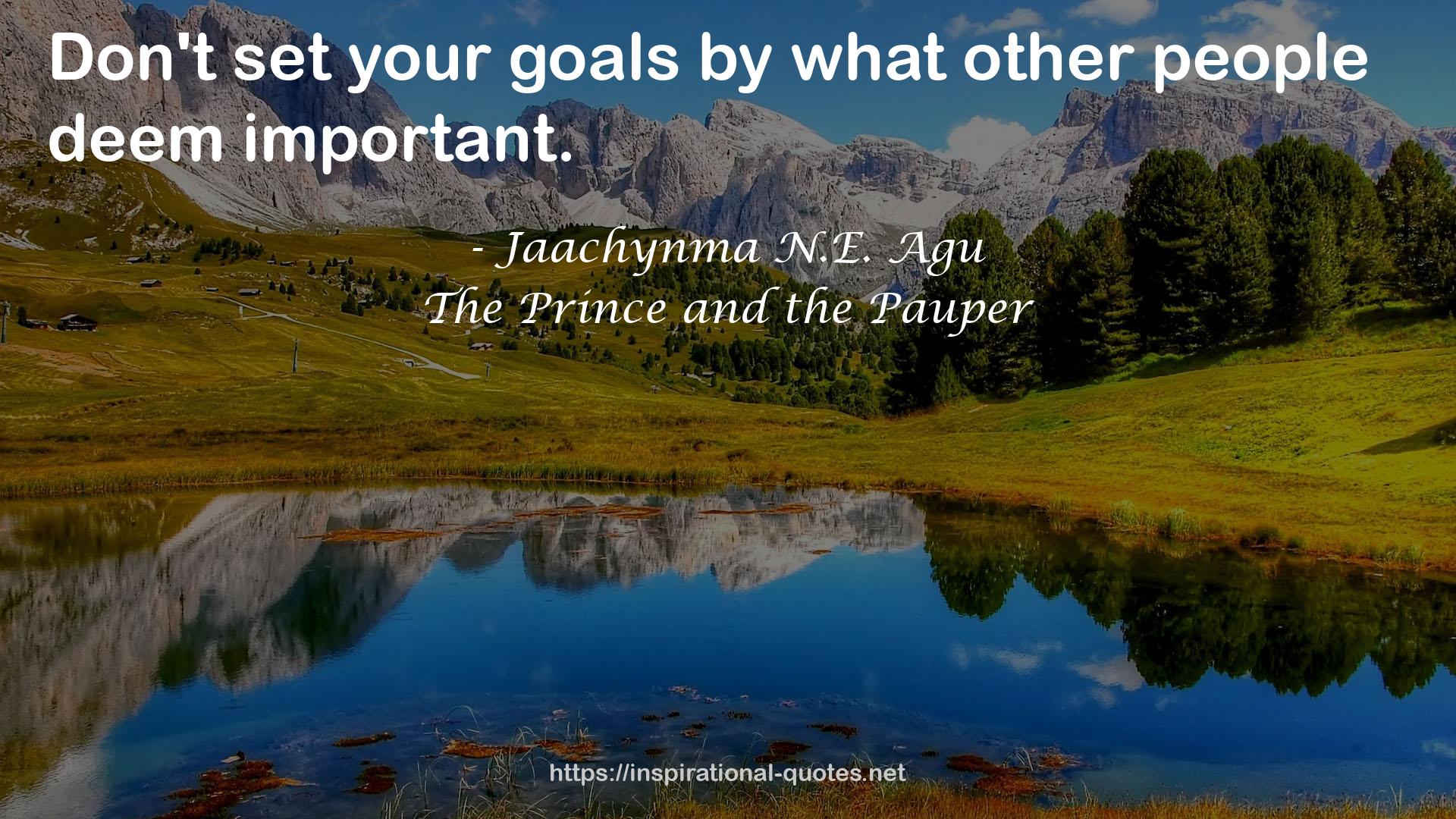 your goals  QUOTES