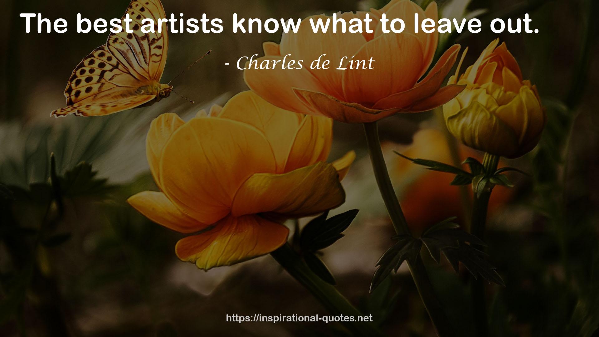 Charles de Lint QUOTES