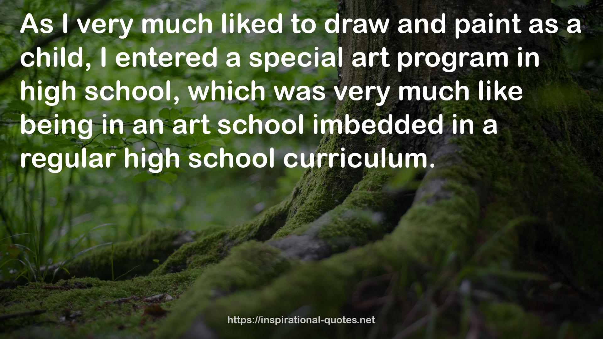 a special art program  QUOTES