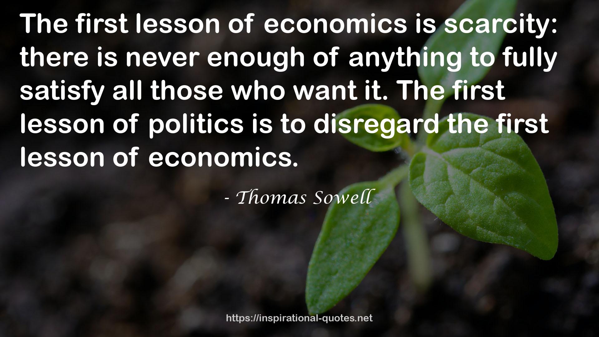 Thomas Sowell QUOTES